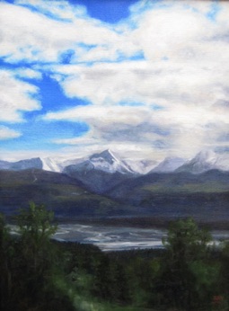 Alaskan Triptych (center)
2010, 12x16"