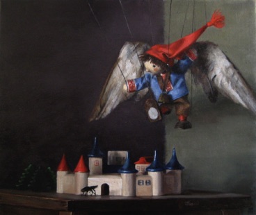 Sebbie Flying over the City
2010, 18x15"
~sold~